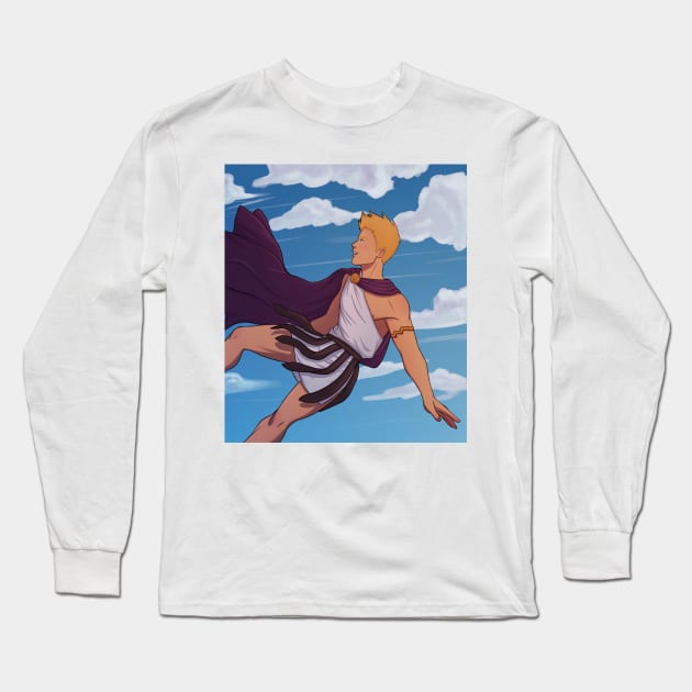 Jason soarin with sky Long Sleeve T-Shirt by ColonelBaconBits